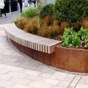 bordure acier corten 20 cm