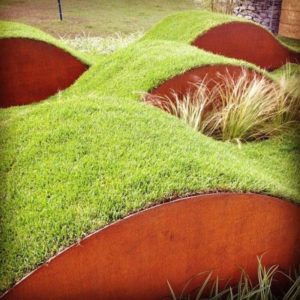 bordure en corten