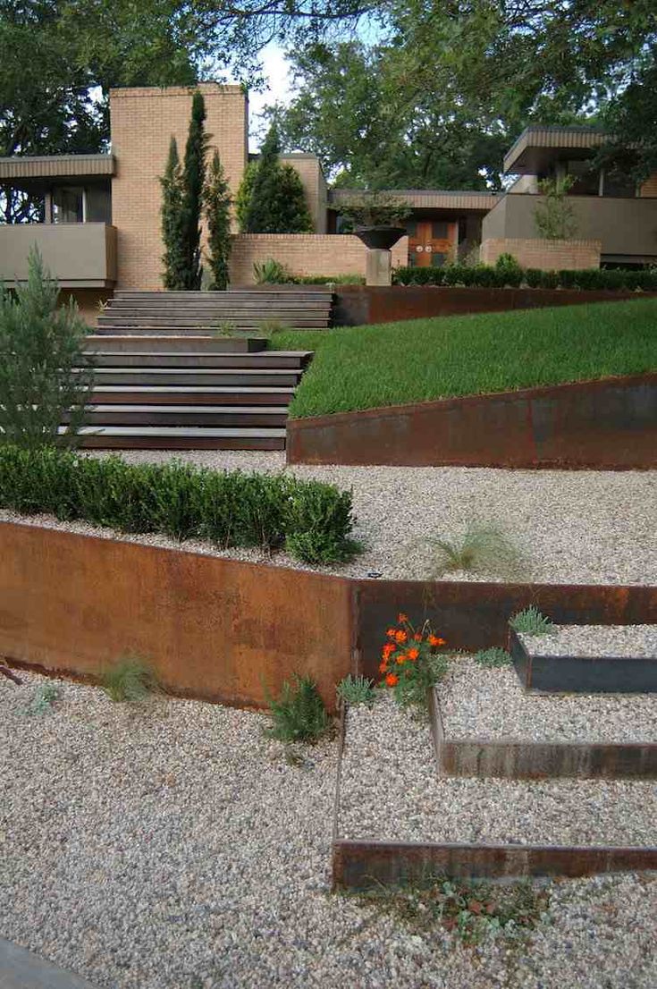 bordure gazon corten