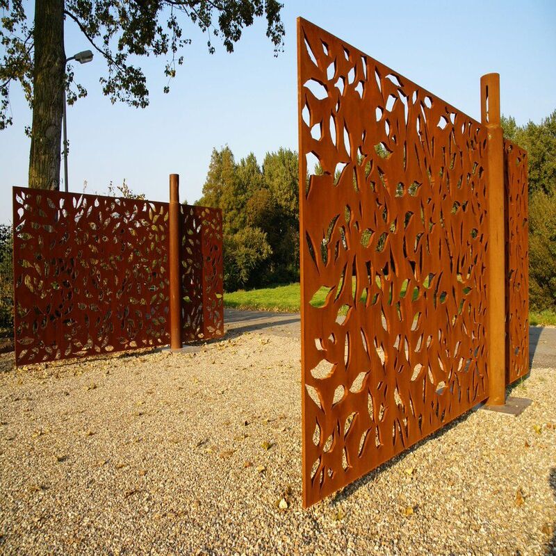 bordure metal corten